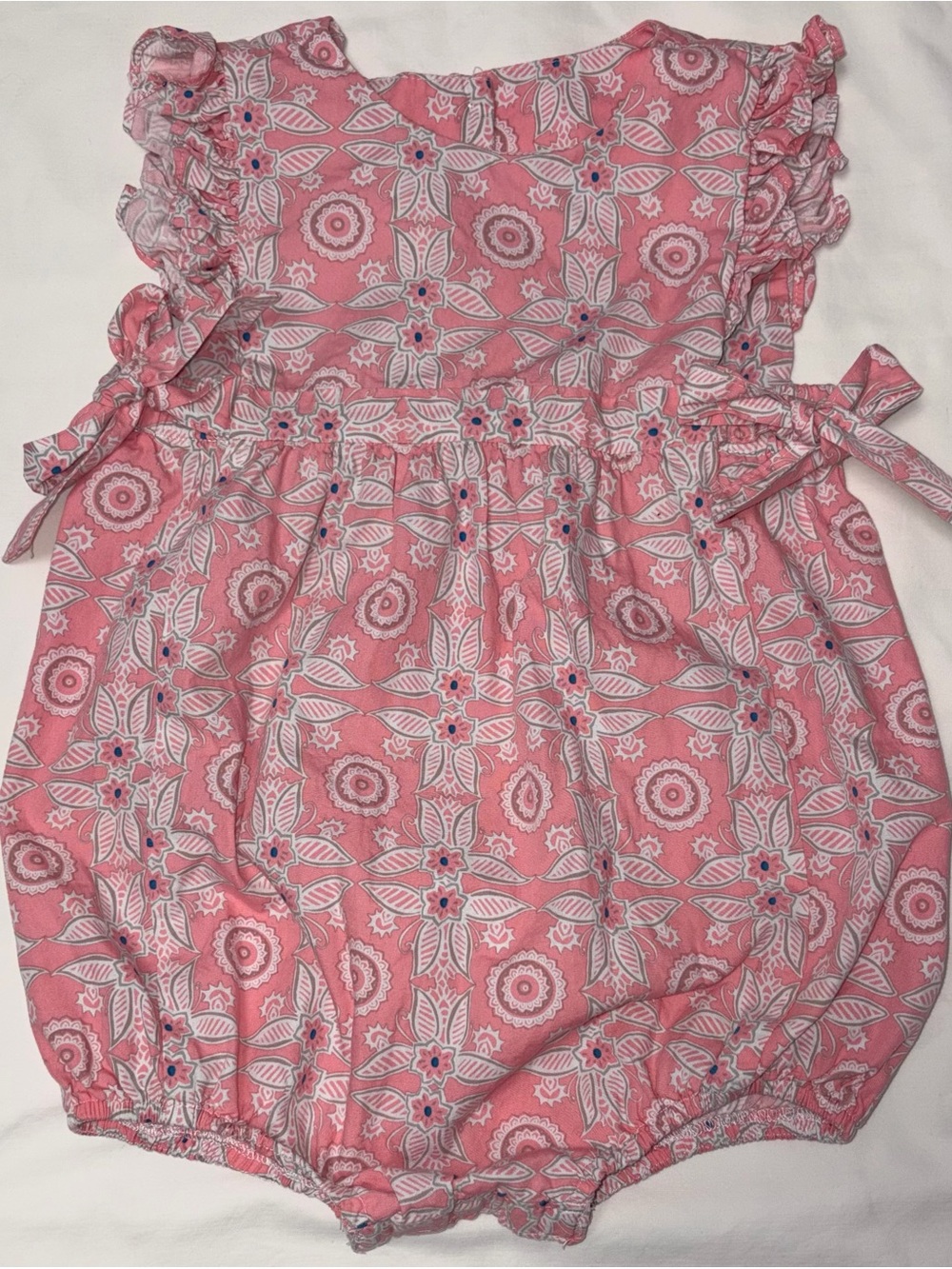 Southern Sunshine Kids by Classic Whimsy sweet pink bubble with side bows sz 2T